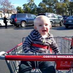 First time in a shopping cart too!